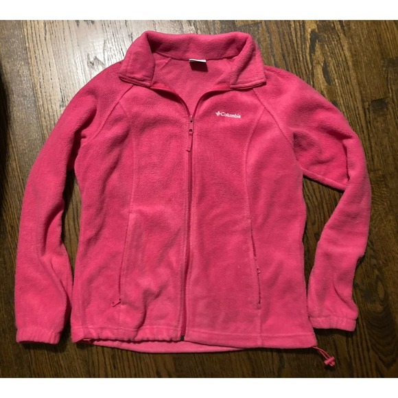 Columbia Jackets & Blazers - Columbia Full Zip Fleece Jacket / Pink / Women's Size M